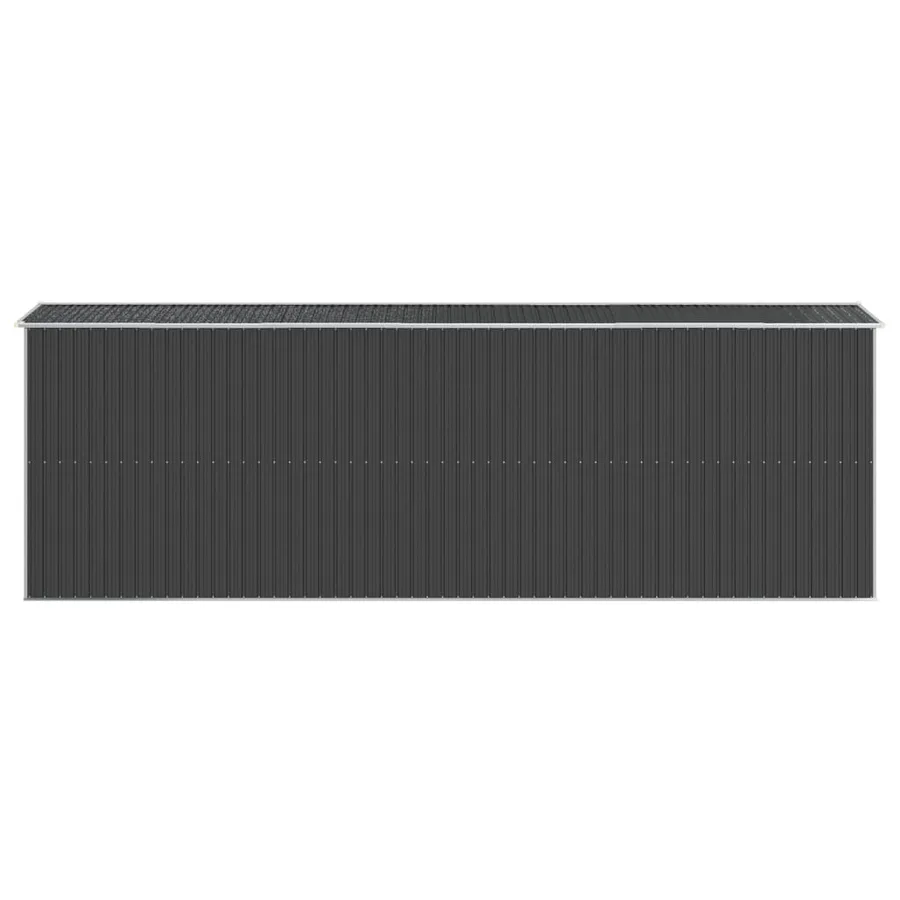 Abri de jardin Anthracite 192x606x223 cm Métal galvanisé - 5