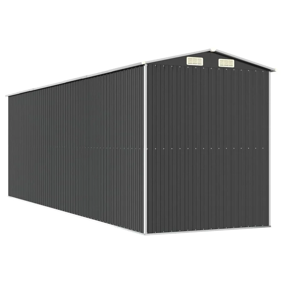 Abri de jardin Anthracite 192x606x223 cm Métal galvanisé - 6