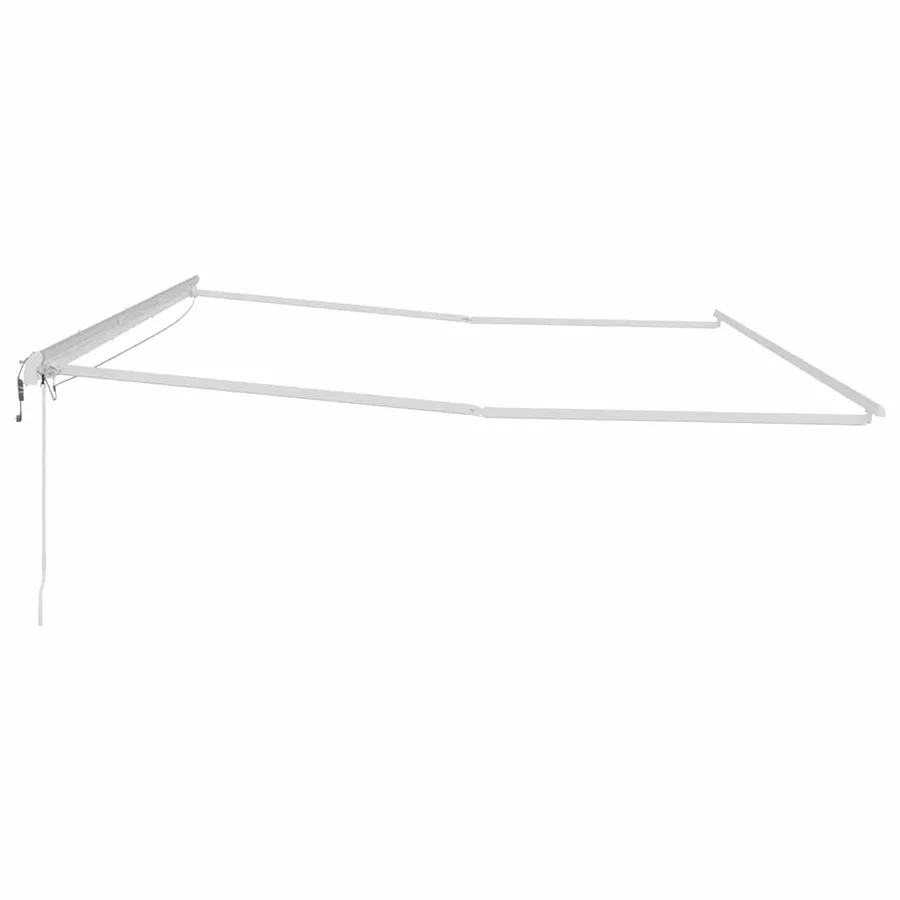 Cadre d'auvent Blanc 600 × 350 cm Aluminium - 7