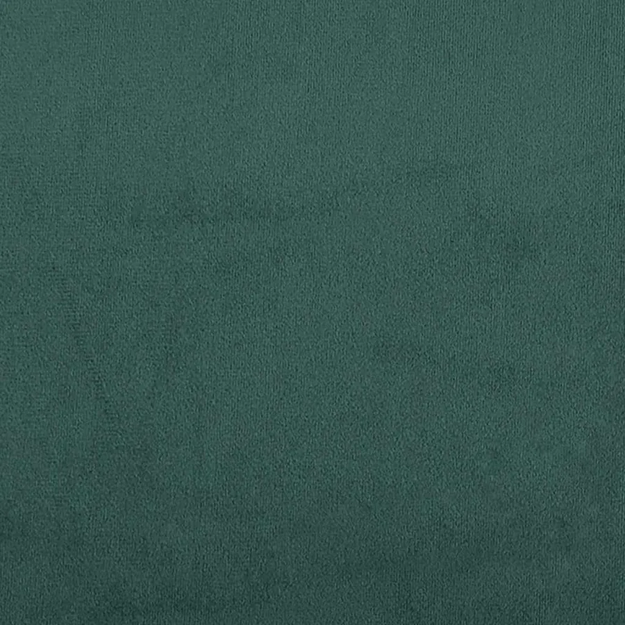 Sommier à lattes de lit et matelas vert foncé 80x220 cm velours - 11