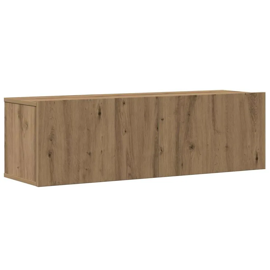 Ensemble de meuble TV mural 8 pcs chêne artisanal - 4