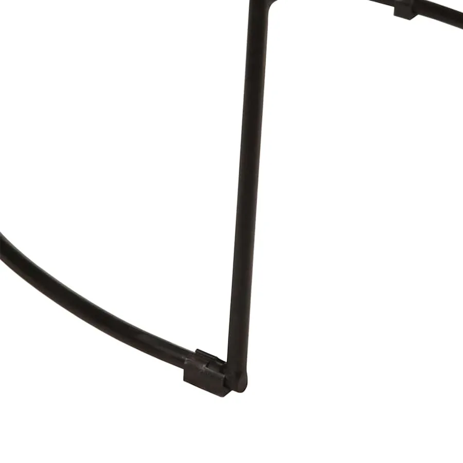 Tabourets de bar lot de 2 49x43x88 cm bois de manguier massif - 7