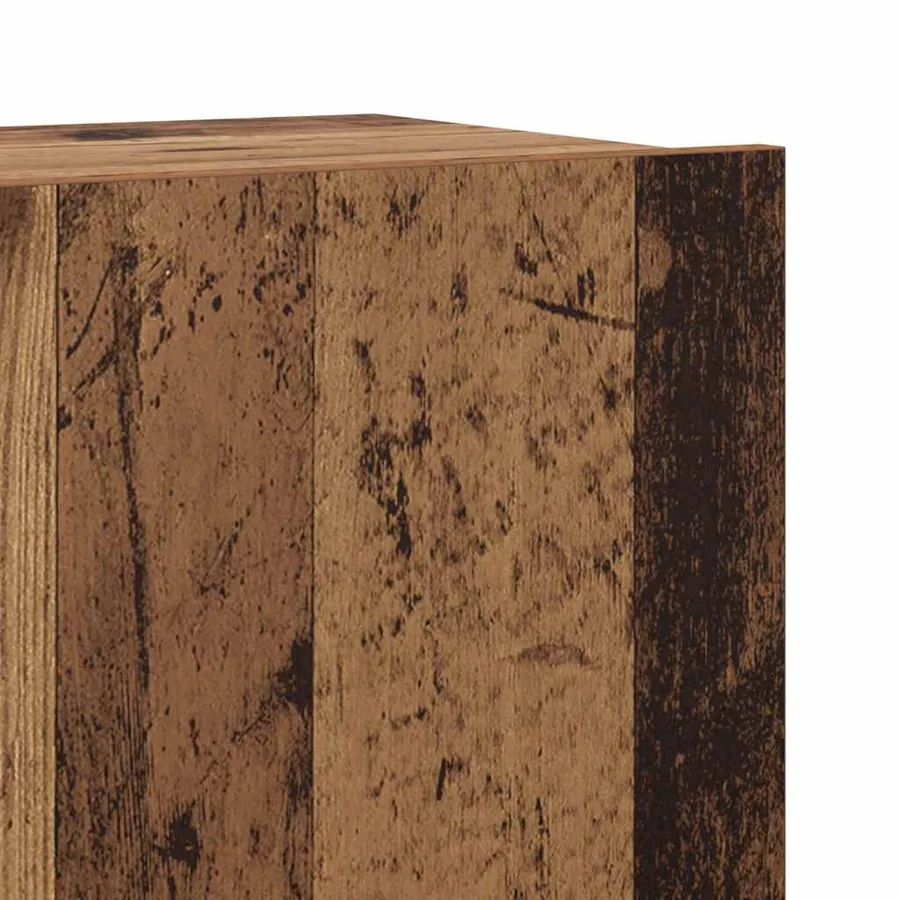 Meubles TV muraux 6 pcs vieux bois bois d'ingénierie - 9