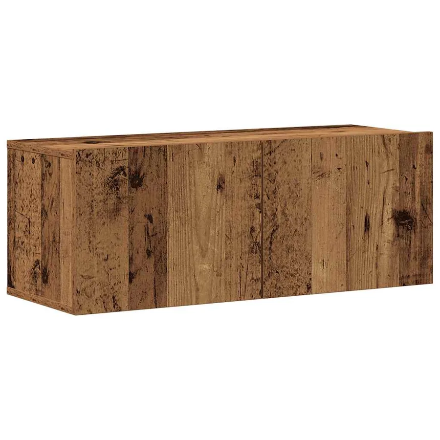 Ensemble de meuble TV mural 8 pcs vieux bois bois d'ingénierie - 6