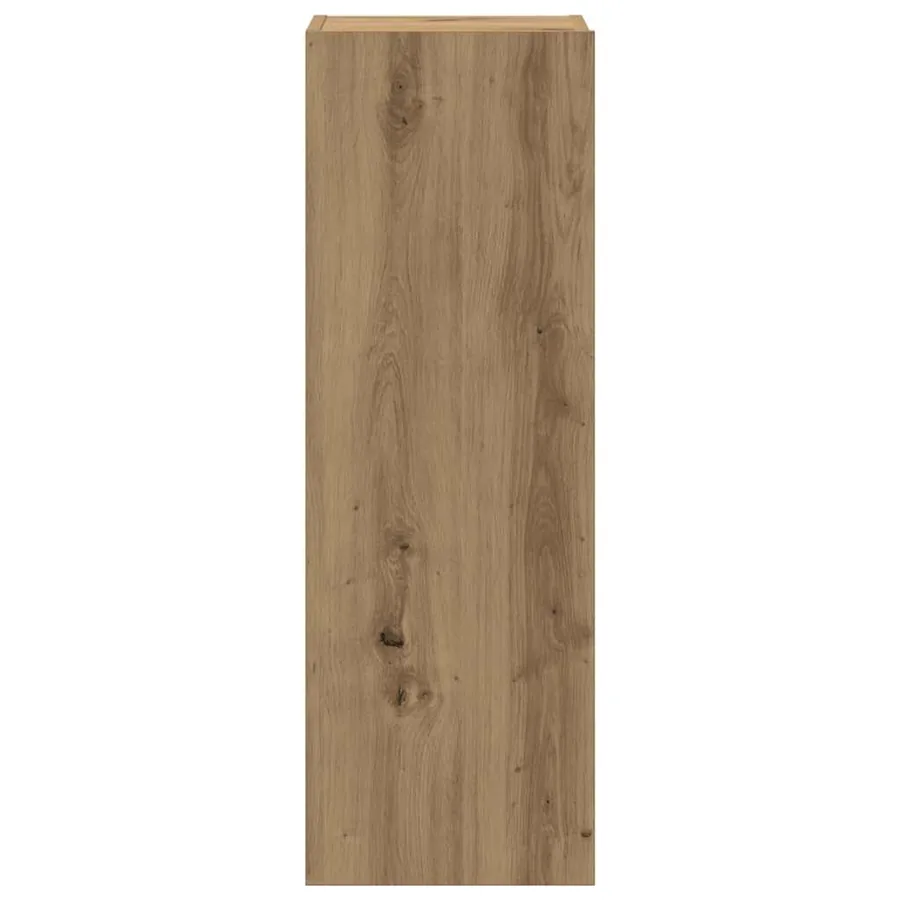 Meubles TV muraux 4 pcs chêne artisanal bois d'ingénierie - 5
