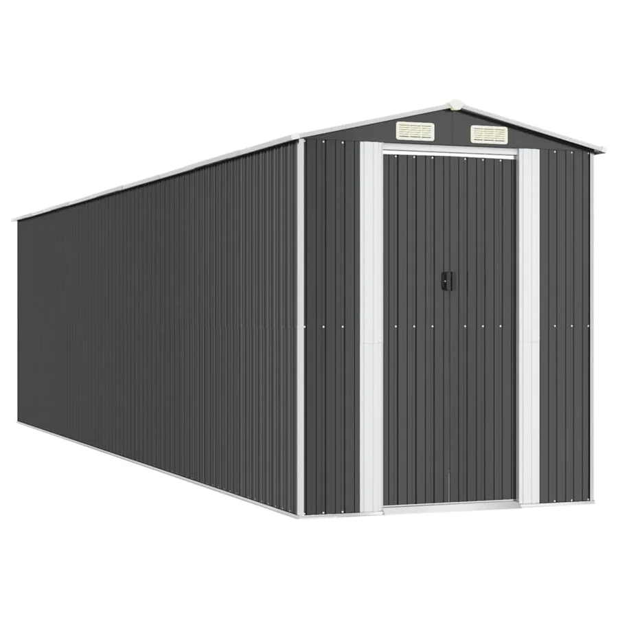 Abri de jardin Anthracite 192x772x223 cm Métal galvanisé - 2