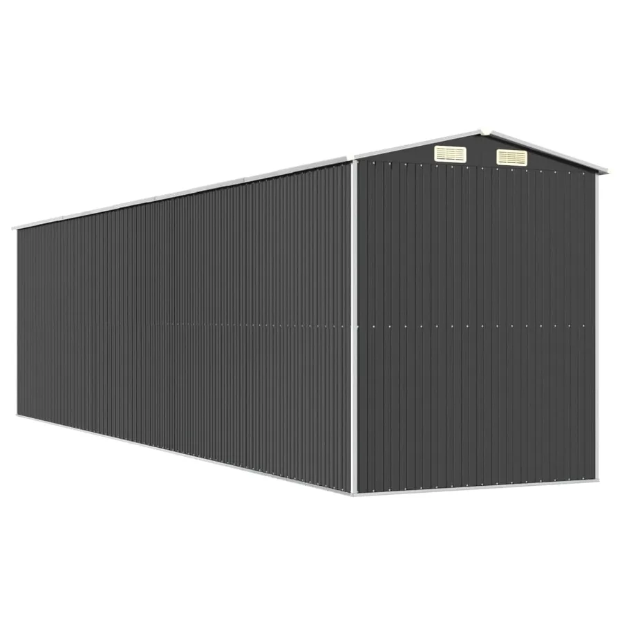 Abri de jardin Anthracite 192x772x223 cm Métal galvanisé - 6