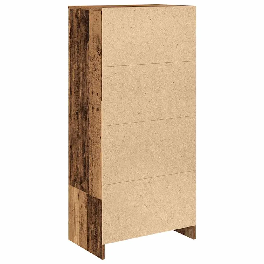 Armoire avec tiroir vieux bois 55,5x34x119,5 cm bois ingénierie - 8