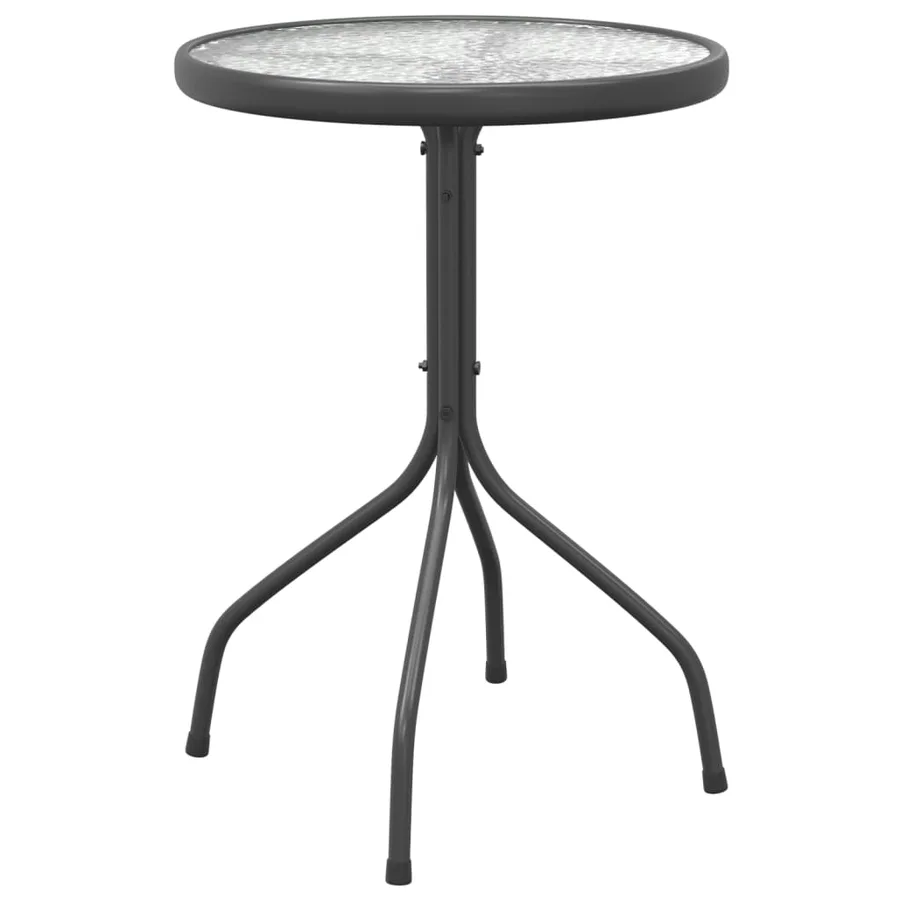 Table de jardin Ø50x71 cm Acier Anthracite - 2