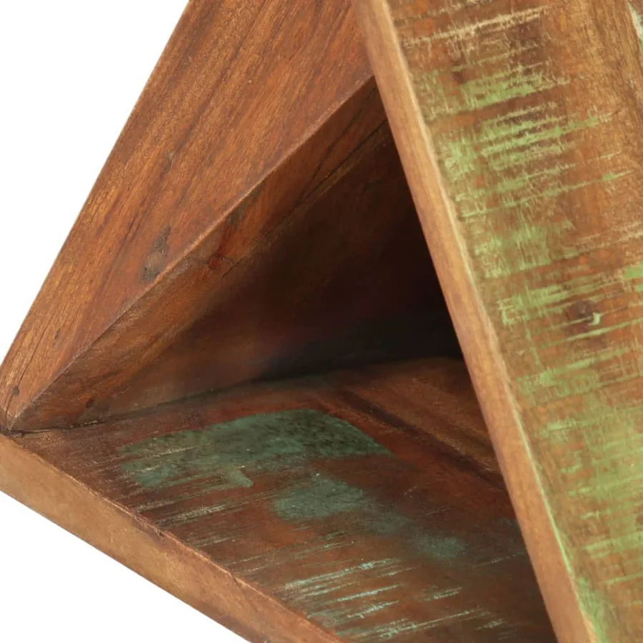 Table d'appoint 35x35x55 cm Bois massif de récupération - 6