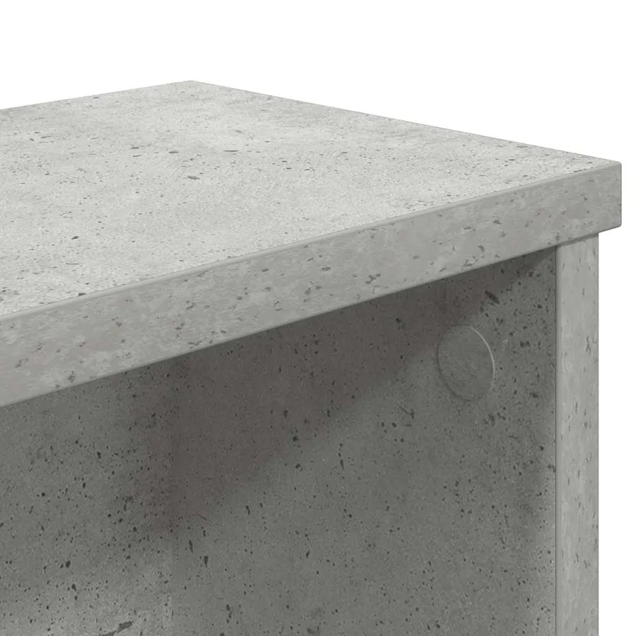 Étagères de cuisine empilables 2 pcs gris béton 50x15x16 cm - 7