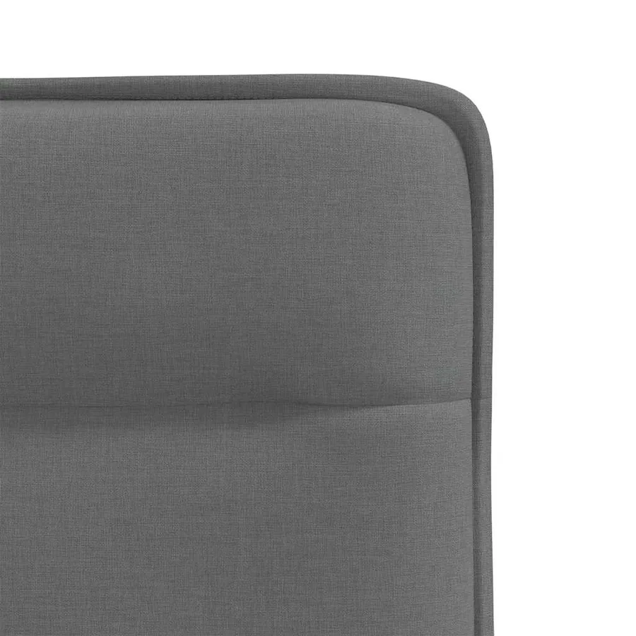 Chaises à manger lot de 4 gris foncé tissu - 7