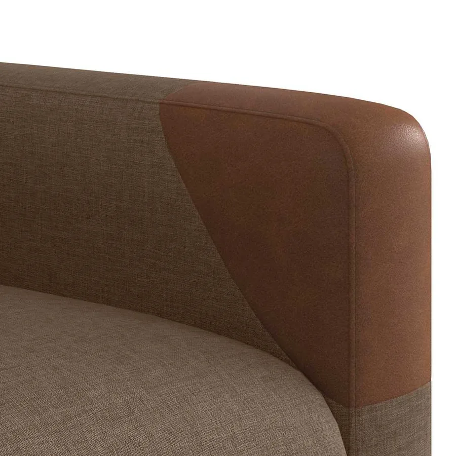 Fauteuil inclinable Marron Tissu - 9