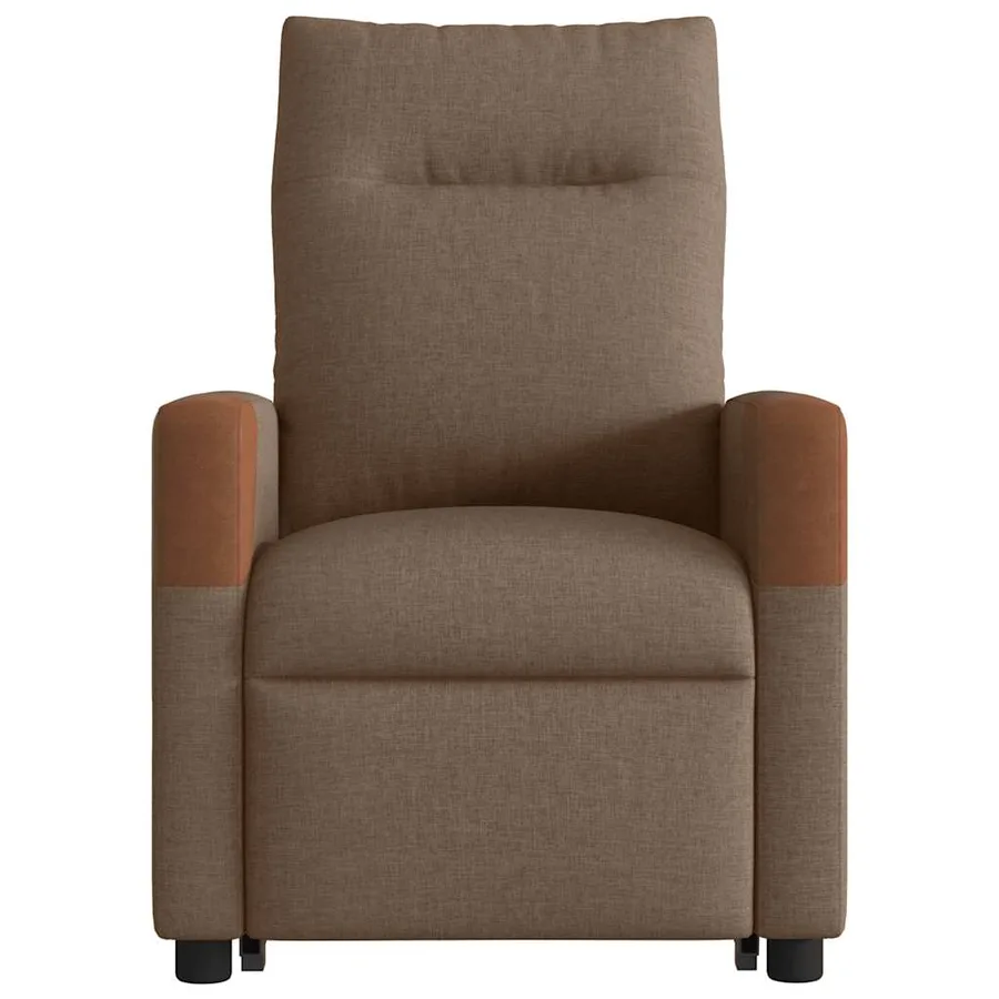 Fauteuil inclinable Marron Tissu - 5