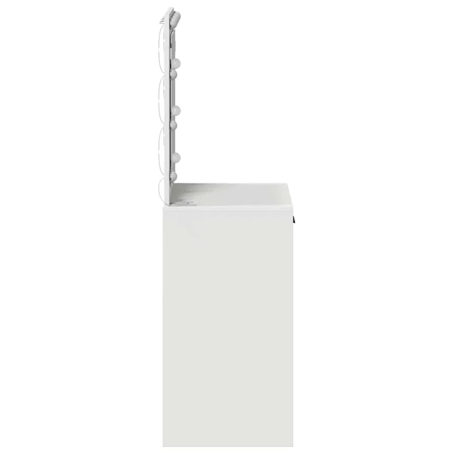 Table de Toilette Blanc 50 x 41 x 135 cm Bois d'ingénierie - 6
