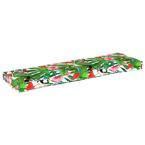 Coussin Floral Multicolore 140 x 40 x 8 cm Tissu Oxford