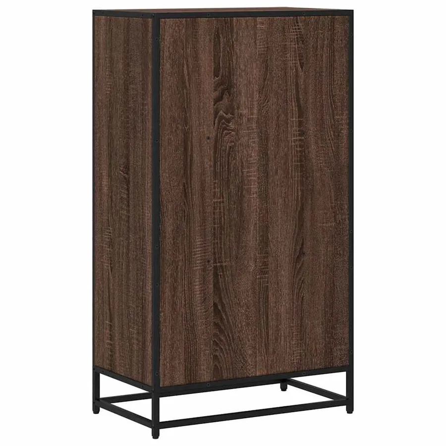 Bibliothèque chêne marron 60x35x107,5 cm bois d'ingénierie - 6