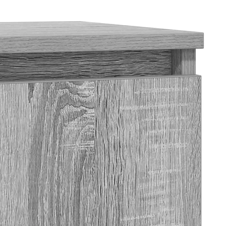 Buffet avec tiroir sonoma gris 71x35x84 cm bois d'ingénierie - 10