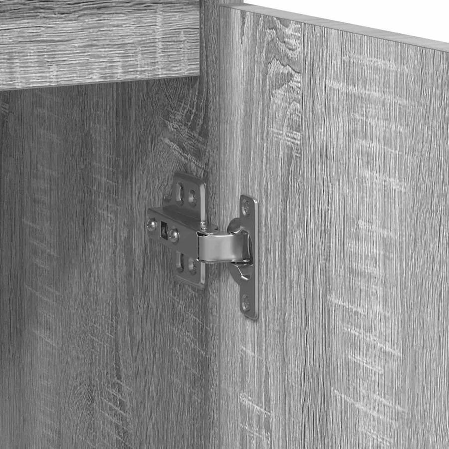 Buffet avec tiroir sonoma gris 71x35x84 cm bois d'ingénierie - 11