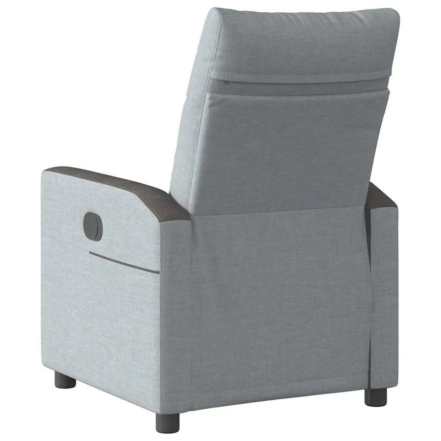 Fauteuil inclinable Gris clair Tissu - 5