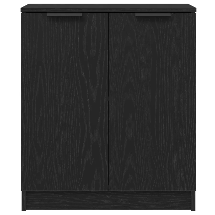 Buffet Chêne noir 60 x 30 x 70 cm Bois d'ingénierie - 7