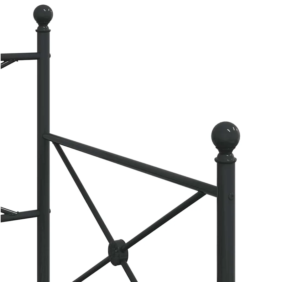 Lit de jour avec gigogne sans matelas noir 75x190 cm - 10