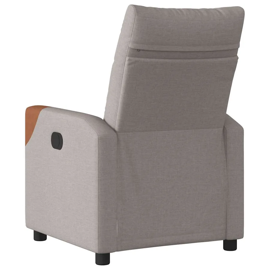 Fauteuil inclinable électrique Taupe Tissu - 7