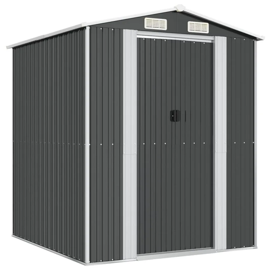 Abri de jardin Anthracite 192x191x223 cm Métal galvanisé - 2