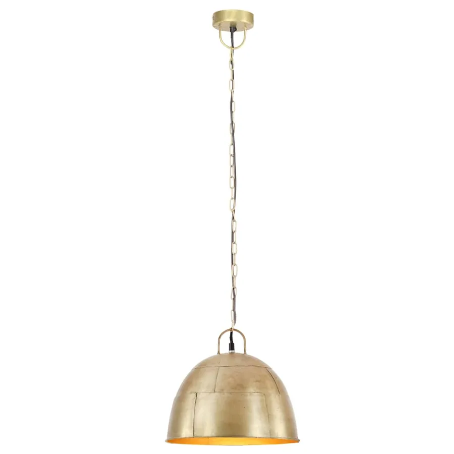 Lampe suspendue industrielle vintage 25 W Laiton Rond 31 cm E27 - 2