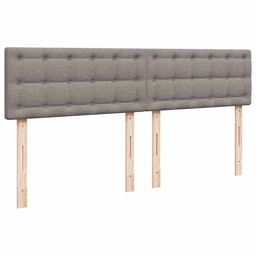 Lit ottoman avec matelas et LED Taupe 180x200cm tissu - 10