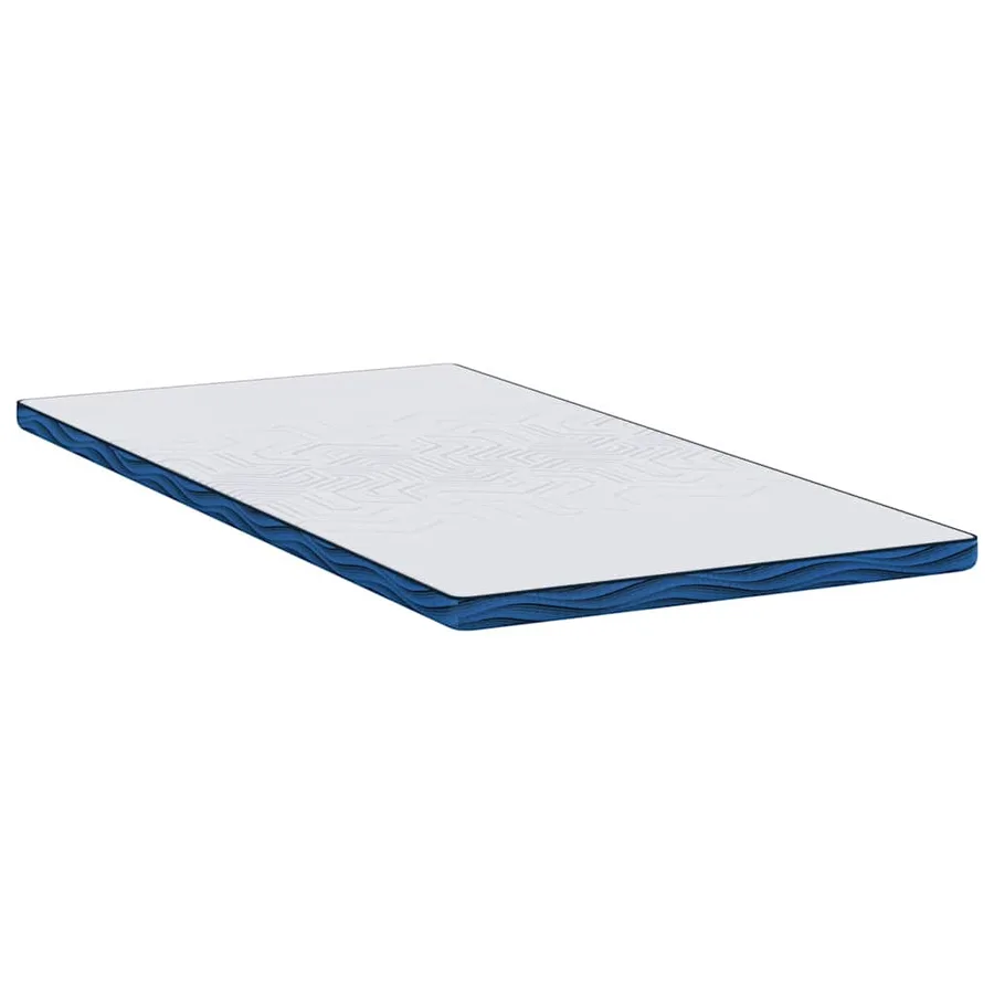 Surmatelas Blanc 90 x 200 cm Tissu jacquard - 5