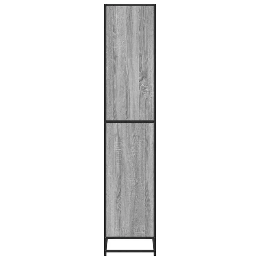 Bibliothèque sonoma gris 80,5x35x170,5 cm bois d'ingénierie - 5
