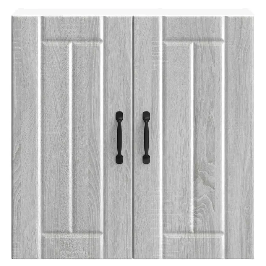 Armoire murale de cuisine Lucca sonoma gris bois ingénierie - 5