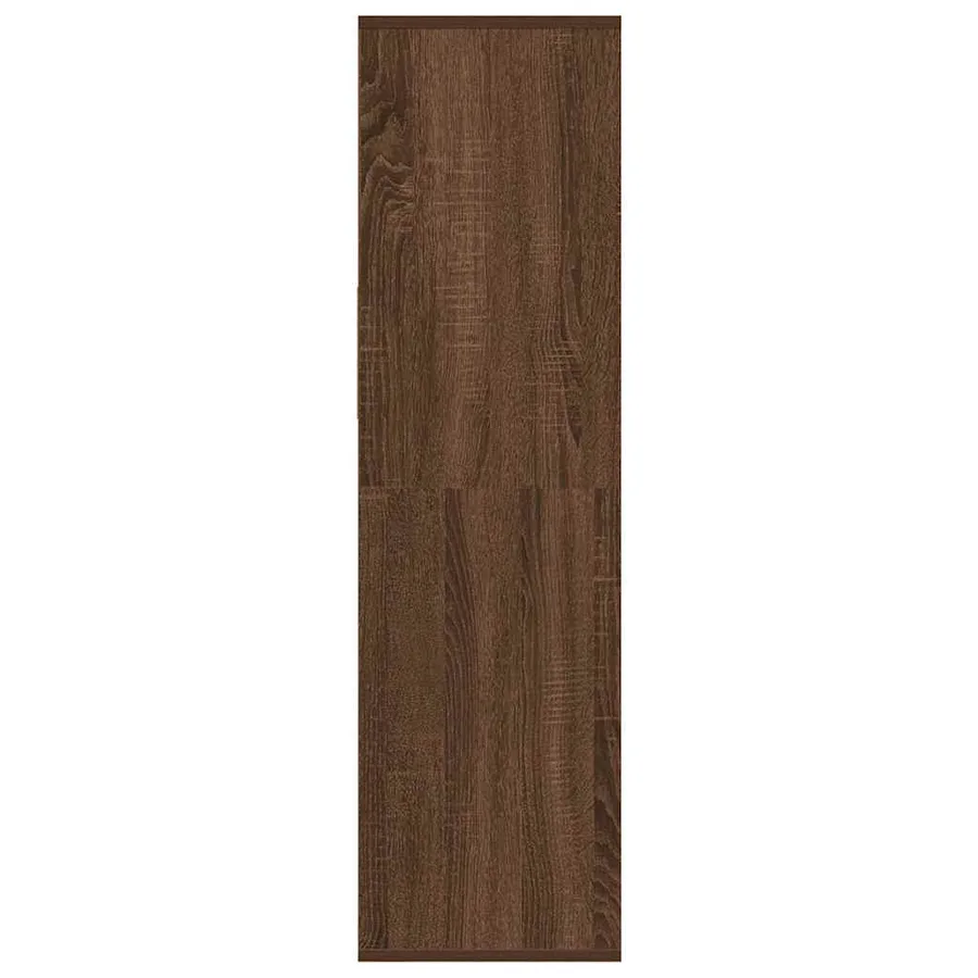 Bibliothèque chêne marron 34x31x112 cm bois d'ingénierie - 5