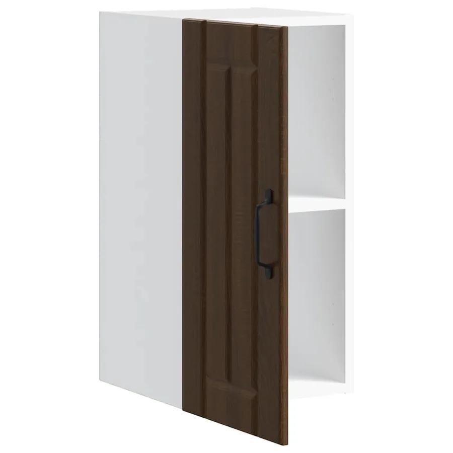 Armoire murale de cuisine Lucca chêne marron bois ingénierie - 5