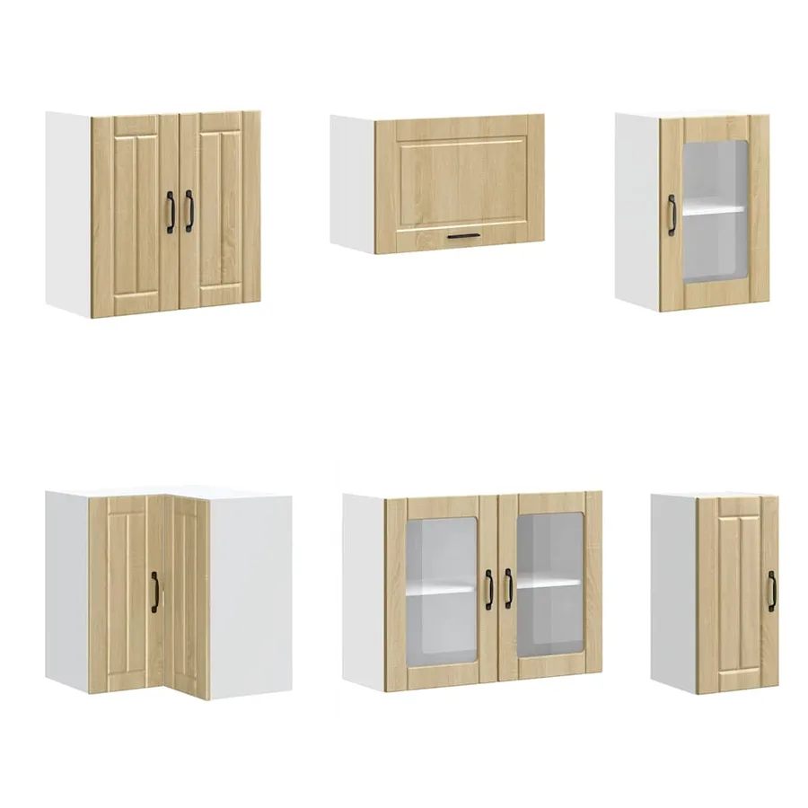 Ensemble d'armoires de cuisine 11 pcs Lucca bois d'ingénierie - 5