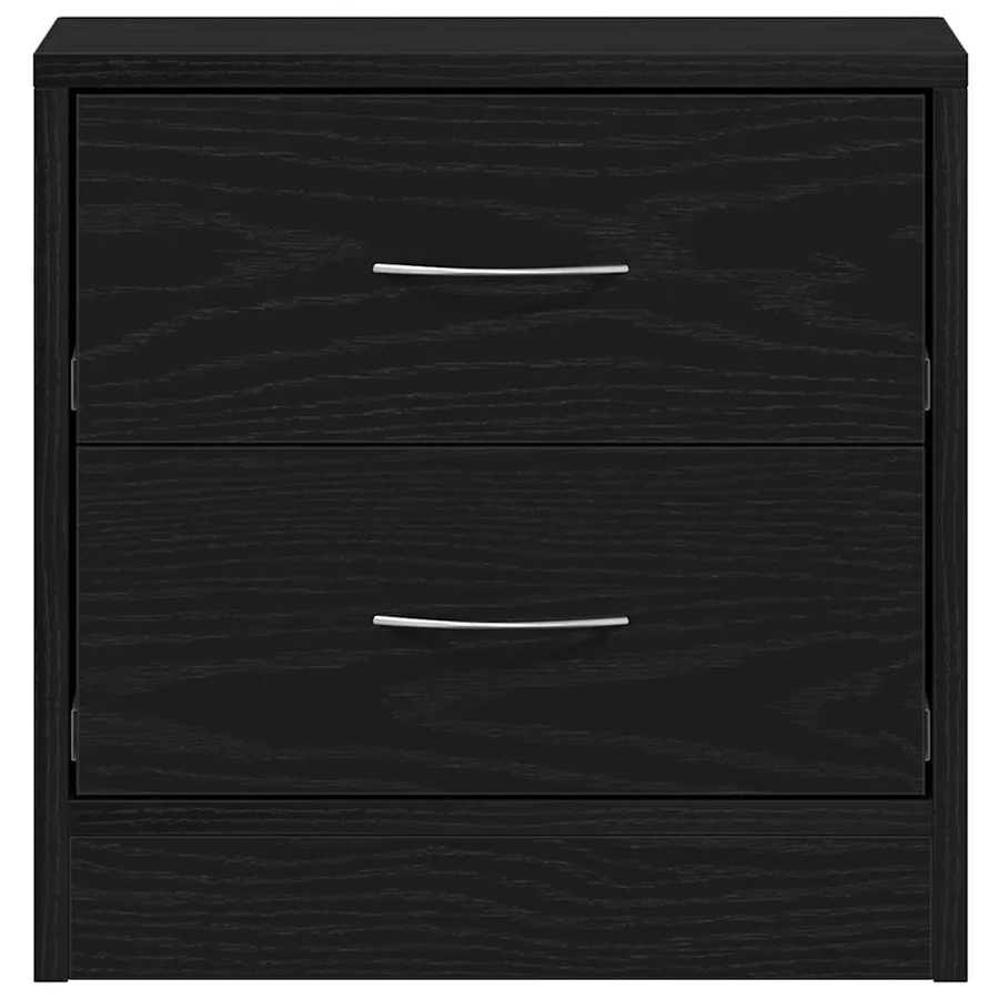 Table de chevet chêne noir 40x30x40 cm bois d'ingénierie - 6