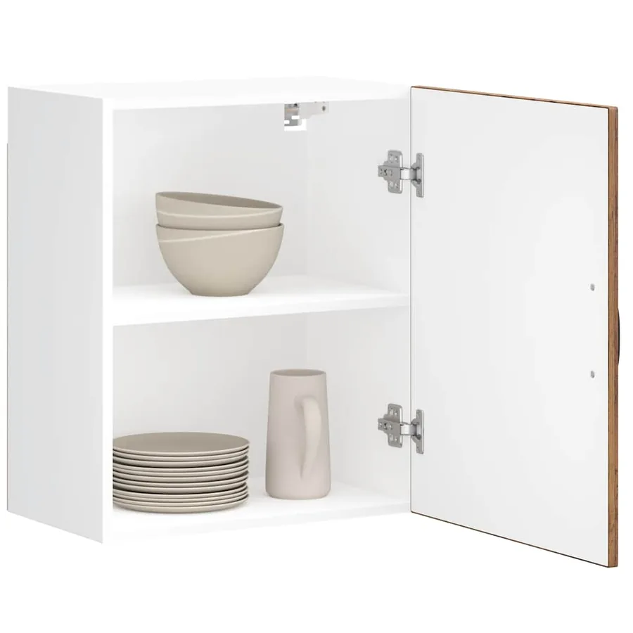 Armoires murales de cuisine 2 pcs Lucca Bois d'ingénierie vieilli