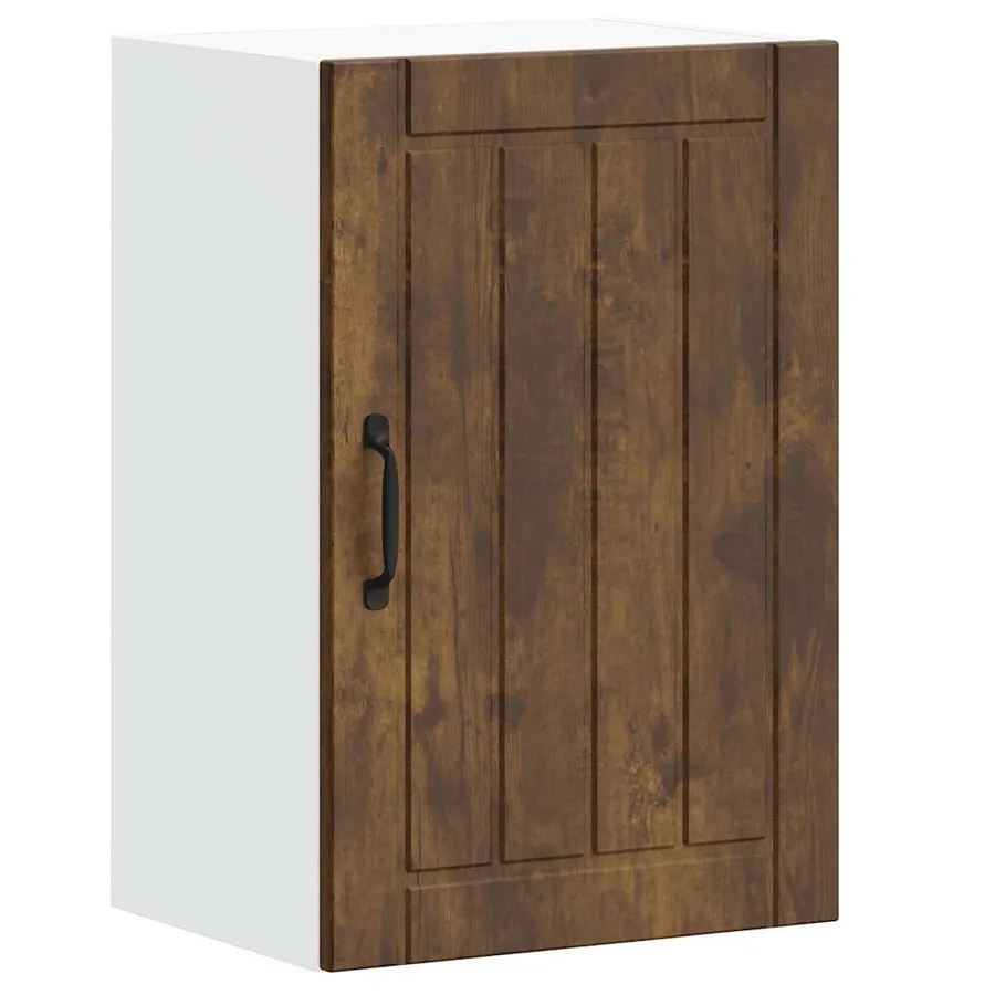Armoire murale de cuisine Lucca chêne fumé bois ingénierie - 2