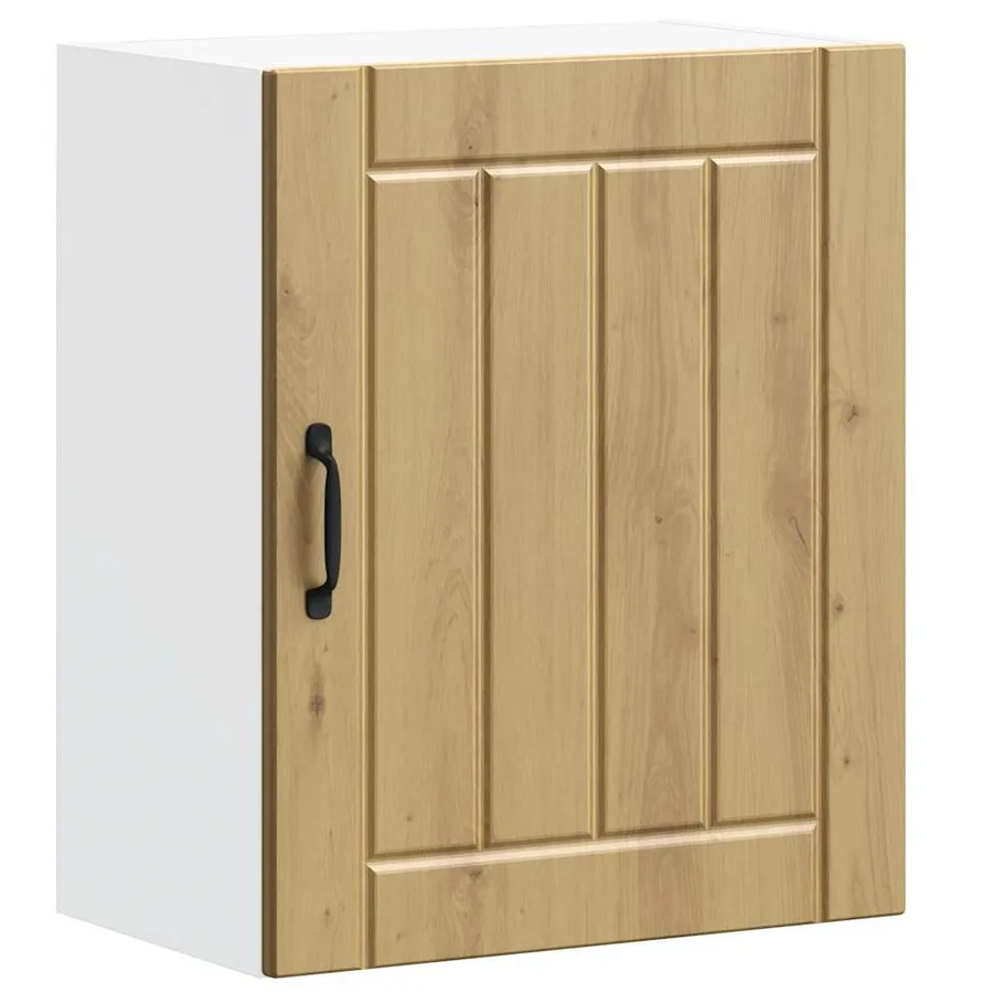 Armoires murales de cuisine 2 pcs Lucca en bois d'ingénierie chêne artisanal - 5