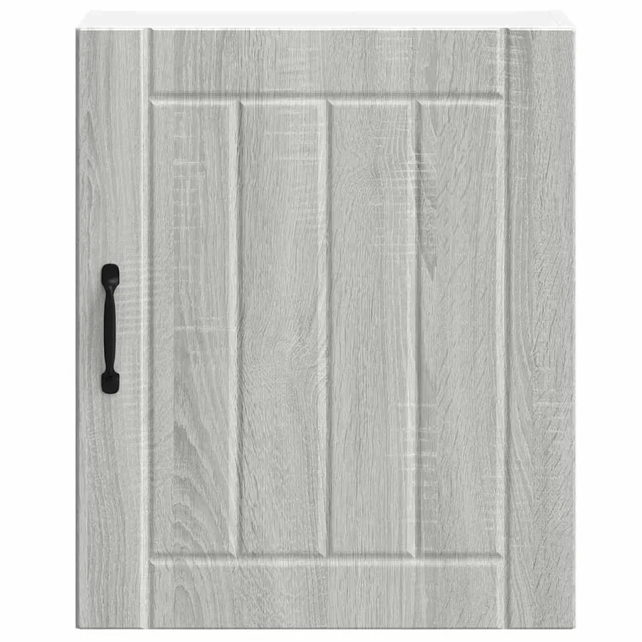Armoire murale de cuisine Lucca sonoma gris bois ingénierie - 5