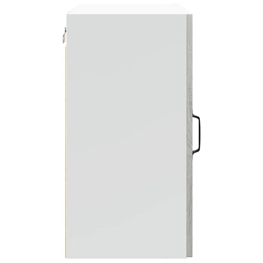 Armoire murale de cuisine Lucca sonoma gris bois ingénierie - 7