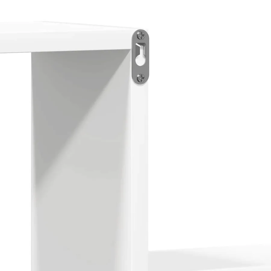 Étagères murales 2 pcs blanc 100x15x20 cm bois d'ingénierie - 7