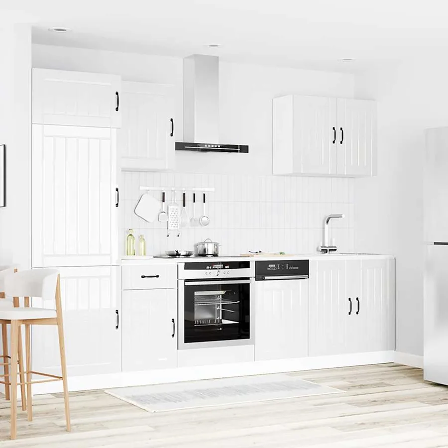 Ensemble d'armoires de cuisine 7 pcs Lucca bois d'ingénierie - 3