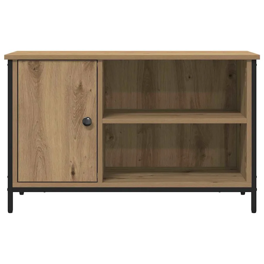 Meuble TV 80 x 40 x 50 cm chêne artisanal Bois d'ingénierie - 6