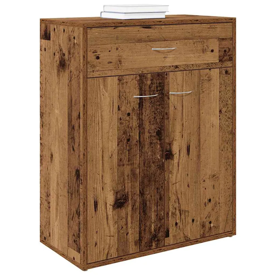 Buffet vieux bois 60x30x75 cm bois d'ingénierie - 3