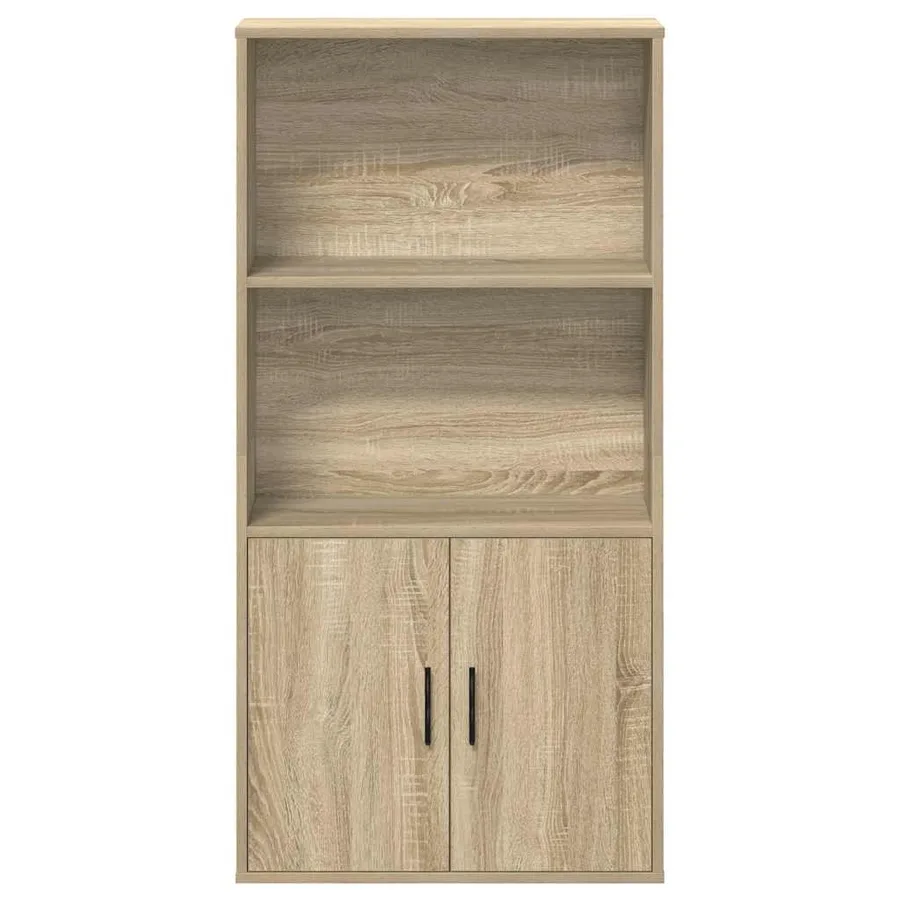 Bibliothèque chêne sonoma 60x24x120 cm bois d'ingénierie - 4