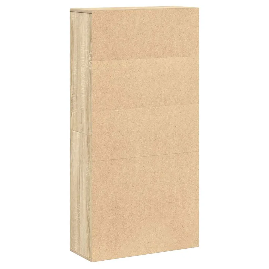 Bibliothèque chêne sonoma 60x24x120 cm bois d'ingénierie - 6