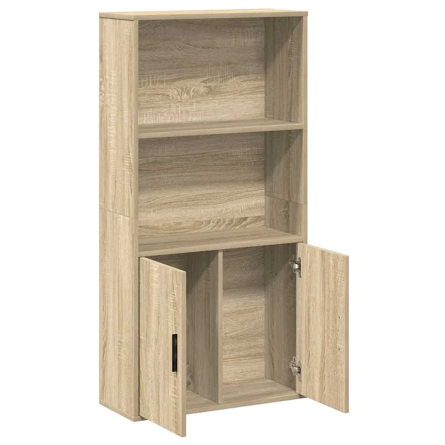 Bibliothèque chêne sonoma 60x24x120 cm bois d'ingénierie - 7