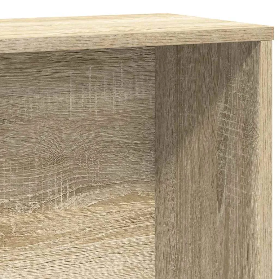 Bibliothèque chêne sonoma 60x24x120 cm bois d'ingénierie - 8
